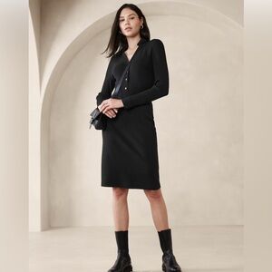 Banana Republic Black Sweater Dress